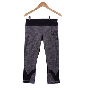 Soul by‎ SoulCycle Black Heathered Capri Leggings Athleisure Activewear Size 8